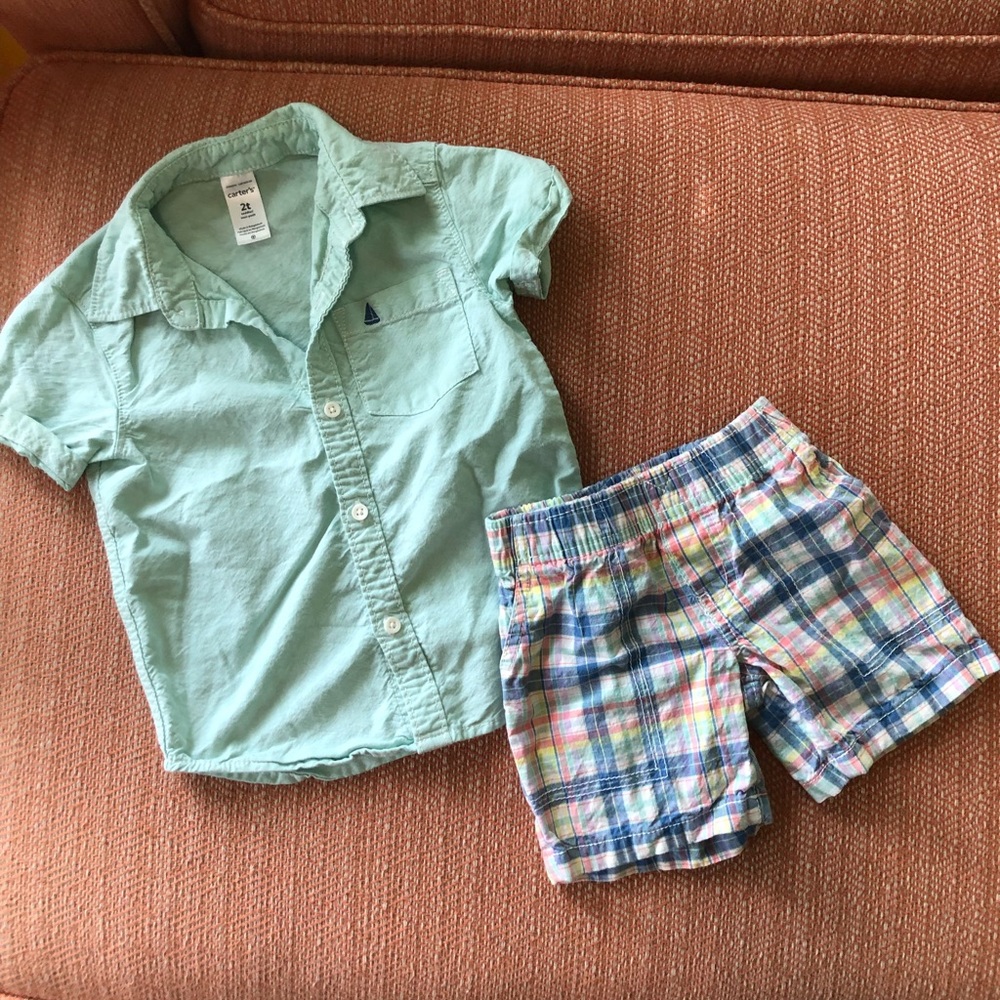 Carters Preppy Nautical Outfit